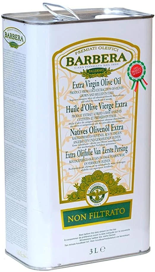 100% Italian Extra Virgin Olive Oil Filtered 3LITRE