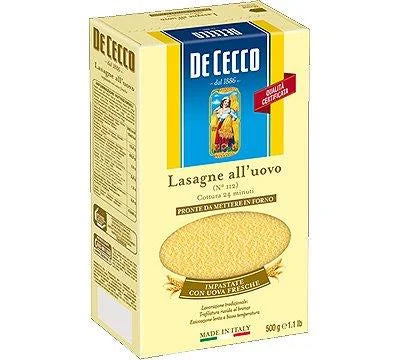 Lasagne all uovo De Cecco 500g